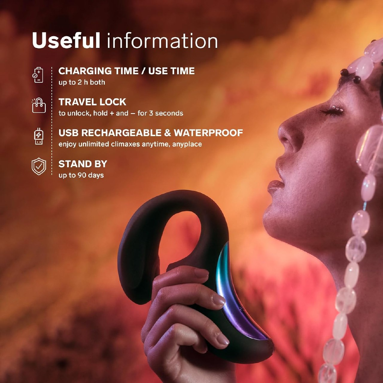 LELO Enigma Double Sonic Female Triple Stimulation Massager with Bluetooth App, 8 Pleasure Settings and 2 Extra Modes, Rabbit Sex Toy, Vaginal Vibrators