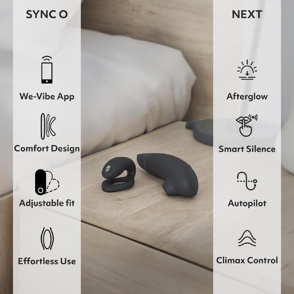 Womanizer Lust & Luxury Sex Toys Collection Box | 3D Pleasure Air Clit Sucker Vibrator & Wearable Remote Control Adult Toy | G Spot & Clitoral Stimulation | App Controlled Vibrator for Women & Couples