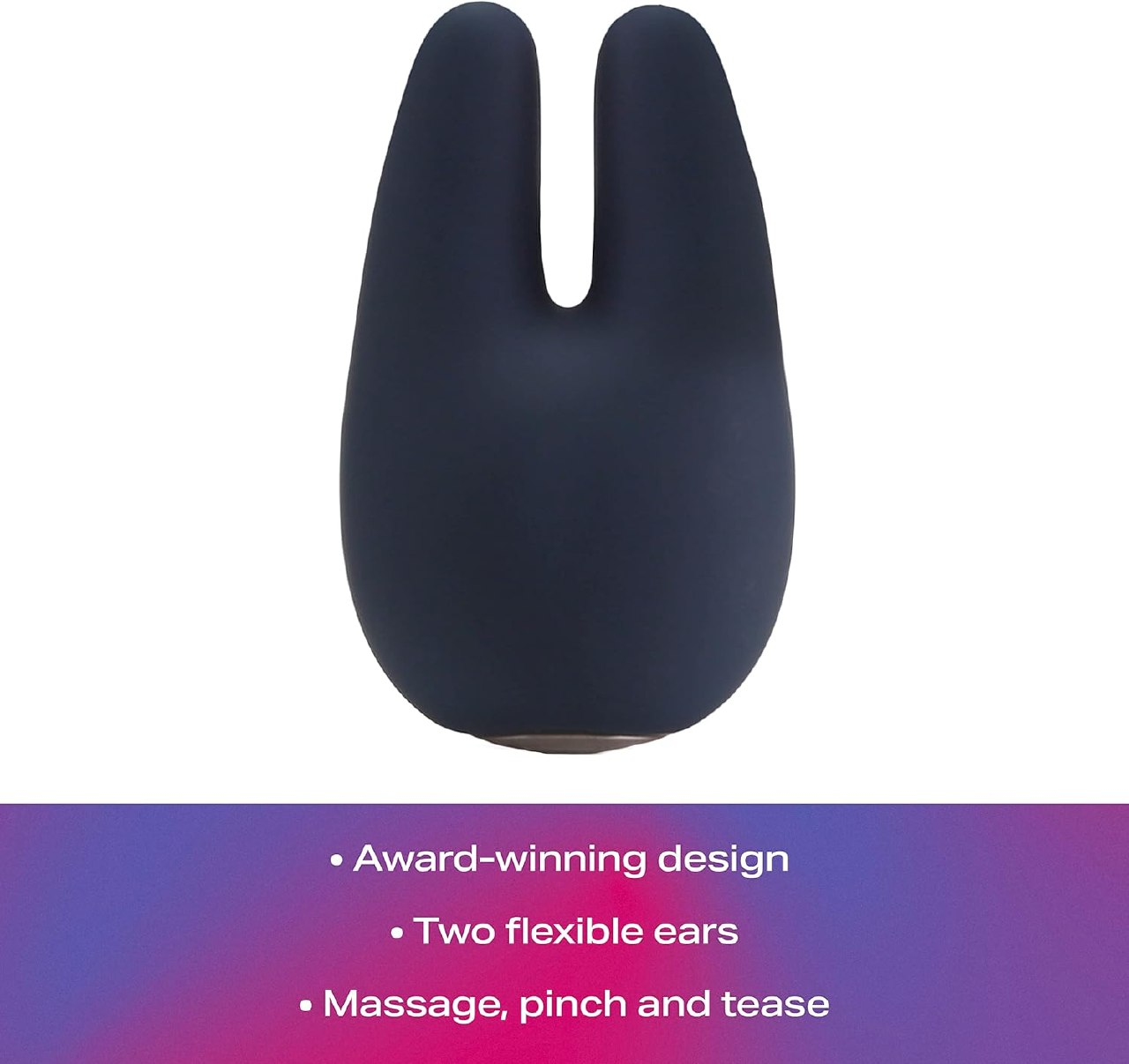 JimmyJane Form 2 USB - Clitoral Stimulation Vibrator (Black), Dual Motors for Powerful Vibrations For Women & Couples, 4 Pleasure Modes & 5 Speed Levels, Travel-Friendly, Phthalate-Free, Latex-Free