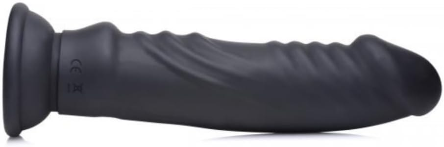 Vibrating Dildo E-Stim Pro with Remote Control, Newly Upgraded Electroshock Stimulation Punishment Play, BDSM Punishment Black Dildo for Women and Couples