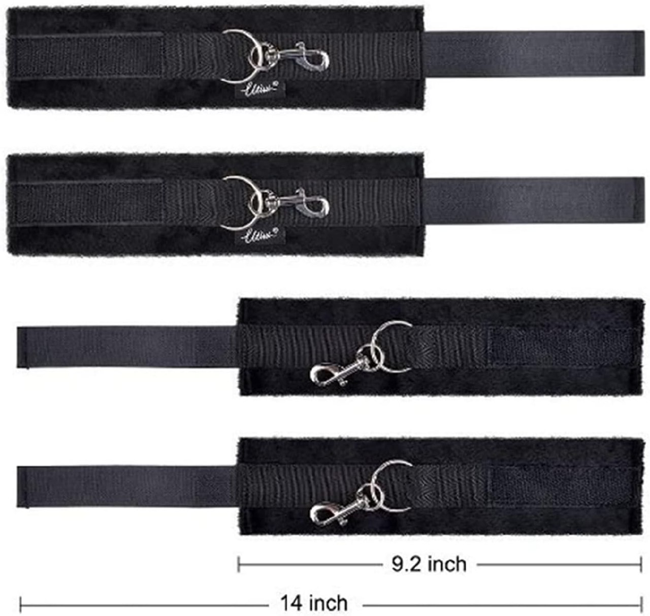 Sex Handcuff Bracelets Comfy Bed Restraint for Headboard Sex Ties for Ankles and Wrists Resistance Bands Arms and Legs Restrictions for Bed Sex Rope Cord & Rope for Bedroom Bed Bonage Kits Sweater