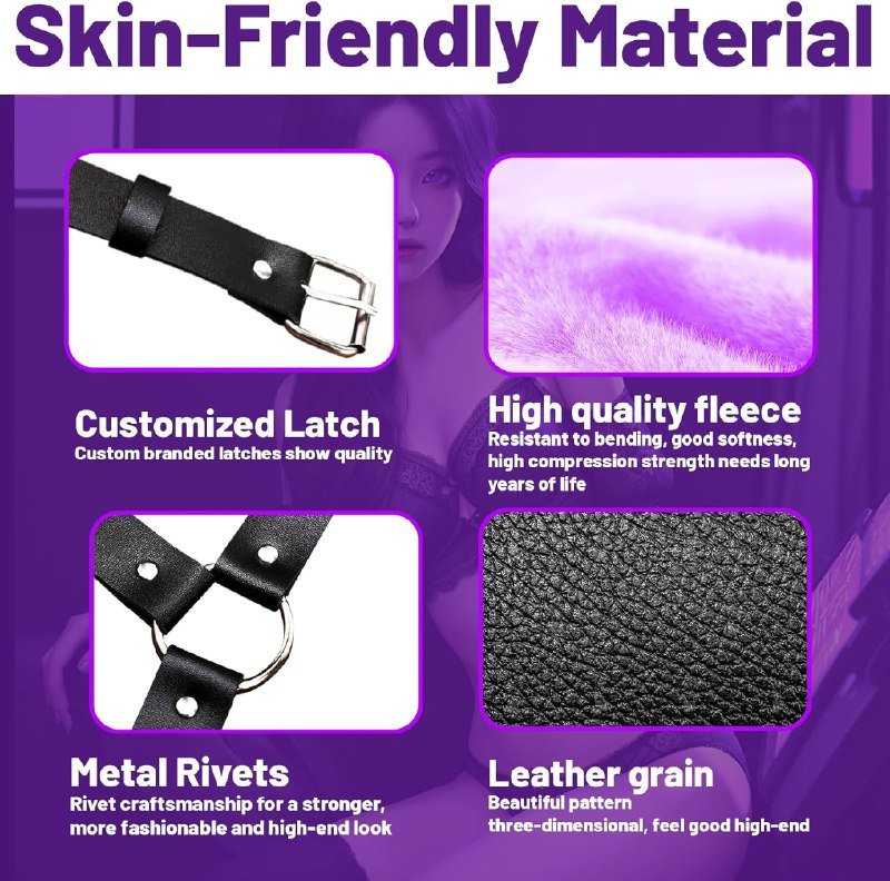 15 PCS Sex Bondage BDSM Kits Restraints, Fetish Handcuffs Ankle Cuff Collar Blindfold Whip Rope Nipple Clamps Paddle Anal Toys Ball Gag Adult Games Foreplay Toys for Couples